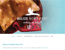 Tablet Screenshot of belizenewspost.com